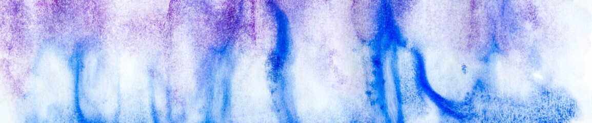 banner of abstract painted colorful watercolor background