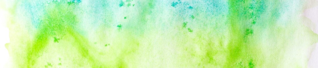 banner of abstract painted colorful watercolor background