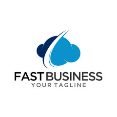 cloud business logo vector