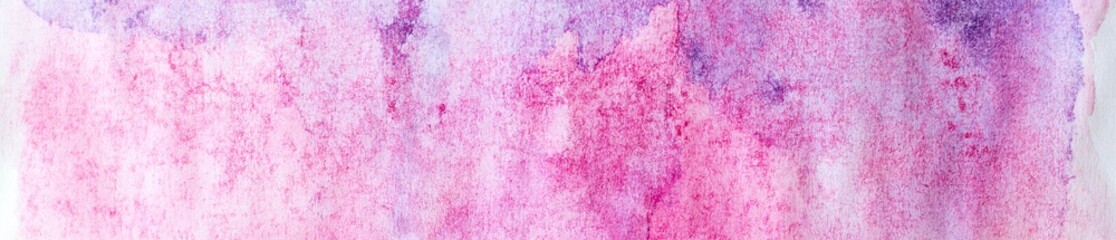 banner of abstract painted colorful watercolor background