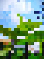 abstract geometric background with squares