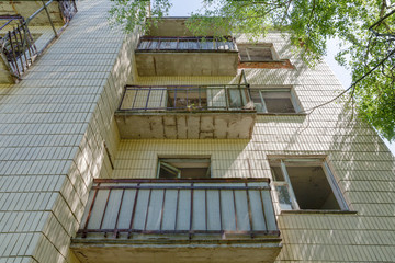 Verlassenes Wohnhaus in der radioaktiven Tschernobyl-Sperrzone in Belarus (WeiÃŸrussland)