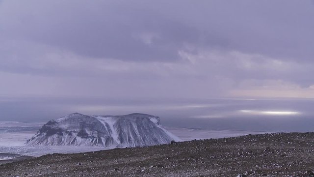 Wide, tundra mountains in Iceland