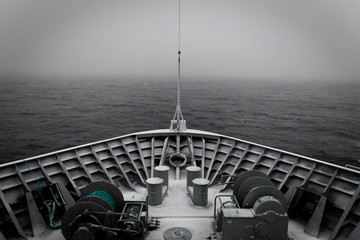 deck of cruise ship