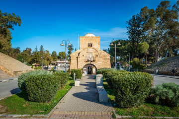 Fototapeta na wymiar Kyrenia Gate in Nicosia