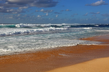 Beach on Pacific Ocean, Hawaii