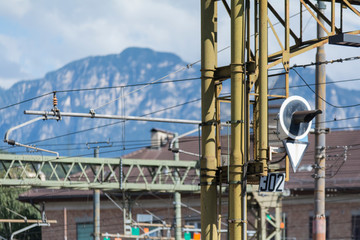 Oberleitung in Bozen - Südtirol