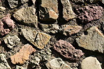 Natursteinmauer - als Hintergrund