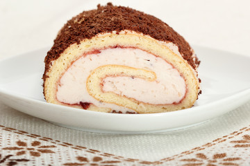 Cream roulade