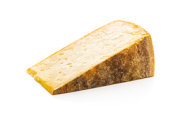 Block of tasty cheese.