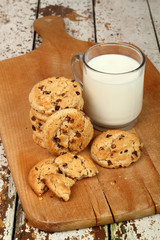 Chocolate Chip Cookies and Milk