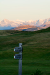 Seiseralm bei Sonnenaufgang