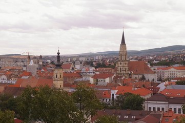Fototapeta na wymiar View of the city - Cluj Napoca, Kolozsvár, Klausenburg, Transylvania, Romania