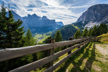 Fototapeta na wymiar Bergkette in Südtiroler Alpen