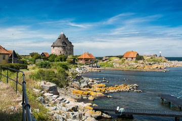 Christianso - duńska malownicza wyspa obok Bornholnu na morzu Bałtyckim - obrazy, fototapety, plakaty