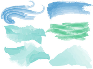 Smears for background.