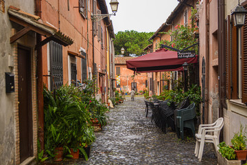 OSTIA ANTICA, ITALY pittoresque street
