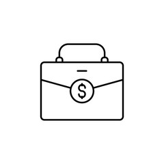 bag, dollar, money line icon. Elements of black friday and sales icon. Premium quality graphic design icon. Can be used for web, logo, mobile app, UI, UX