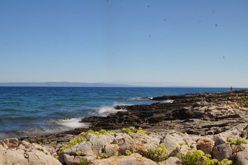 Fototapeta na wymiar coast of mediterranean sea