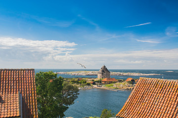 Christianso - duńska malownicza wyspa obok Bornholnu na morzu Bałtyckim
