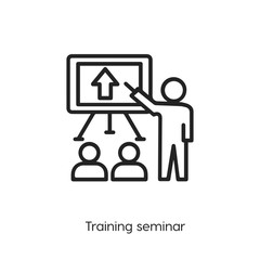 Fototapeta premium lecture icon vector