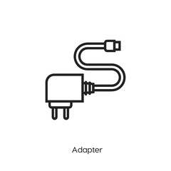 adapter icon vector