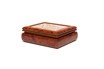 jewelry box, on white background