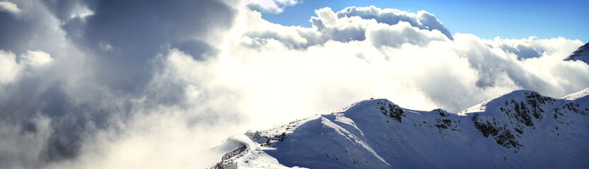 Mountain peaks of the Caucasus