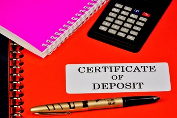 Deposit certificate in the folder-a security certifies the right to receive the Deposit amount and...