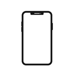 Smartphone icon in flat style. Vector phone or icon symbol. Telephone symbol button icon. Technology communication background. Mobile phone smartphone device gadget.