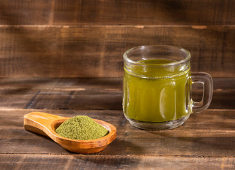 Moringa smoothie with water - Moringa oleifera