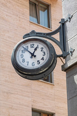 Fototapeta na wymiar Corner Clock