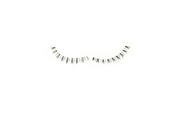 makeup false eye lashes on white background 