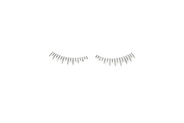 makeup false eye lashes on white background 