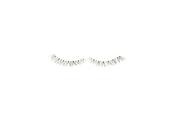 makeup false eye lashes on white background 