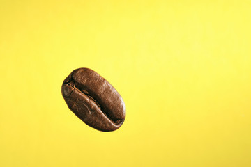 Coffee and bean beans Arabica 100% coffee roasted background concept 