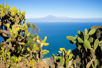 Teide von La Gomera aus gesehen