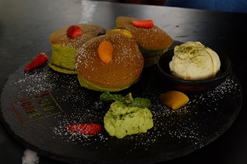 vegetables on pan