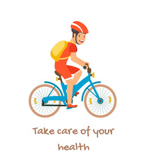 Active and Healthy Lifestyle Motivation Poster