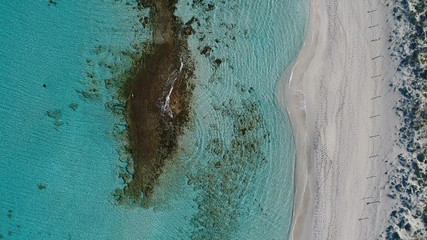 The best and spectacular clean water in the world. Virgin beach in Formentera.