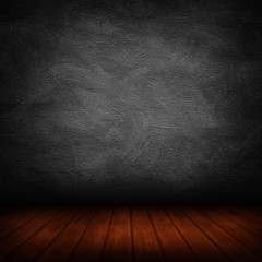 empty interior room with grunge wall