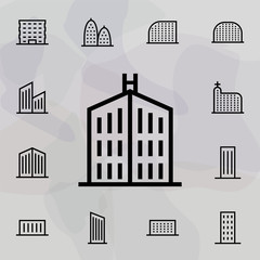 Fototapeta premium Hospital, Building icon. Universal set of building for website design and development, app development