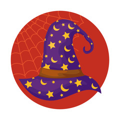 wizard hat traditional icon design