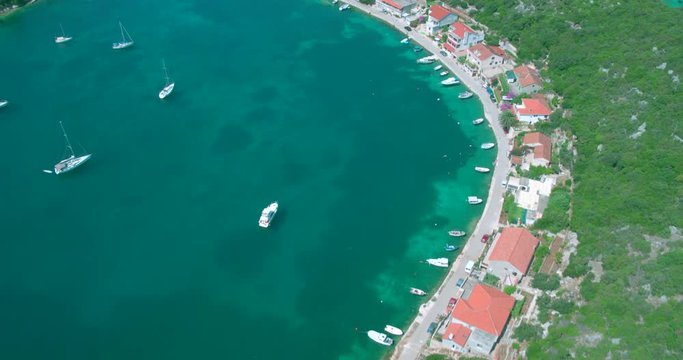 Aerial scene of Lastovo island, Adriatic Sea,  Croatia  07