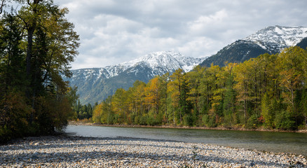 River Snezhnaya (Snowy)  in the autumn