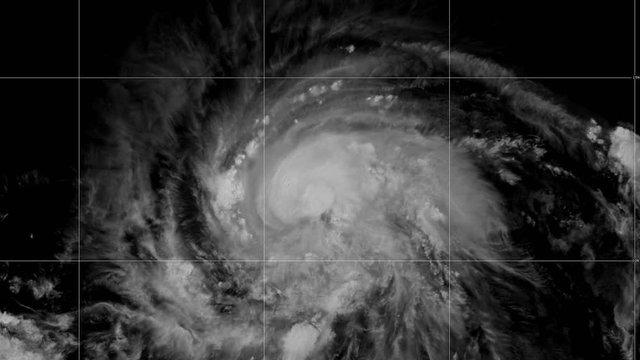 2019 Hurricane Barbara time lapse satellite imagery. Floater Band 04  This work was created using data provided by NOAA / NESDIS / STAR which is not subject to copyright protection.