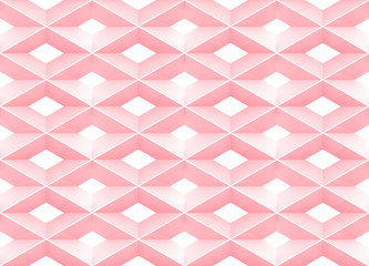 3d rendering. seamless sweet soft pink color tone grid square art pattern tile for any design wall background.