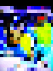 abstract background with colored squares and rectangles