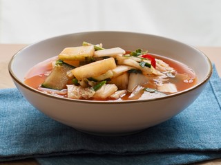 Korean traditional food water kimchi
