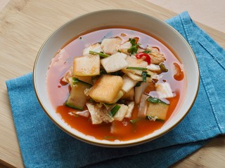Korean traditional food water kimchi